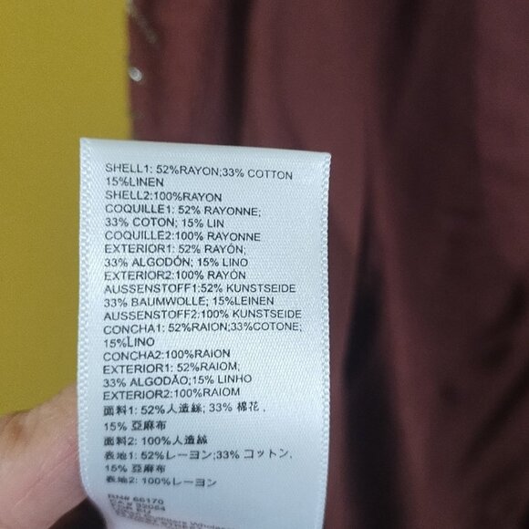 Anthropologie Strappy Brown Bead Embellished Cotton Blend Cami S Boho Y2K - Picture 5 of 5